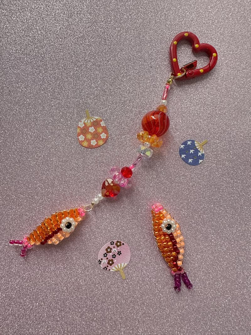 送禮 精選 夏日 和風 日式 魚 吊飾 手機錬 掛包錬