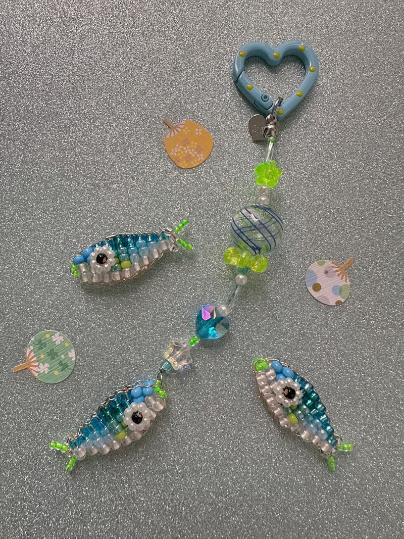送禮 精選 夏日 和風 日式 魚 吊飾 手機錬 掛包錬