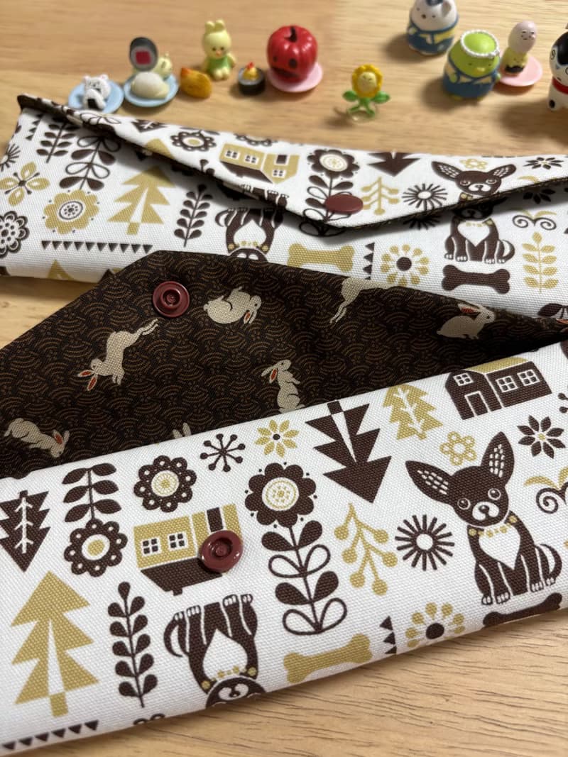 文青風環保純棉筷袋 就愛兔兔 原胚白 厚實手感 童心 優質 日本