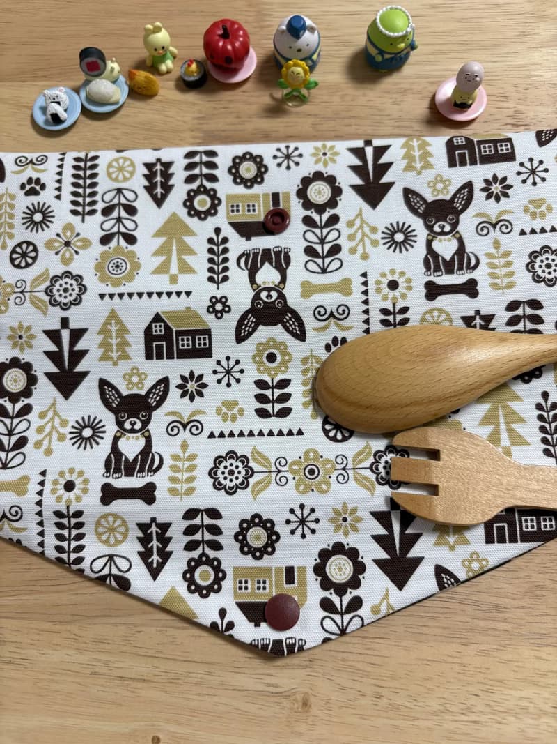 文青風環保純棉筷袋 就愛兔兔 原胚白 厚實手感 童心 優質 日本