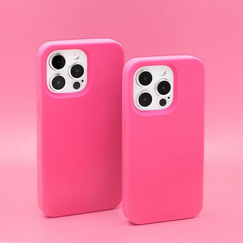【Candies】iPhone 15 系列 - Simple系列素面殼 粉 手機殼