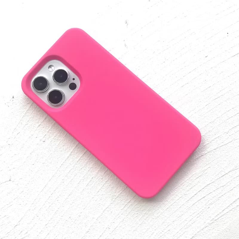 【Candies】iPhone 15 系列 - Simple系列素面殼 粉 手機殼