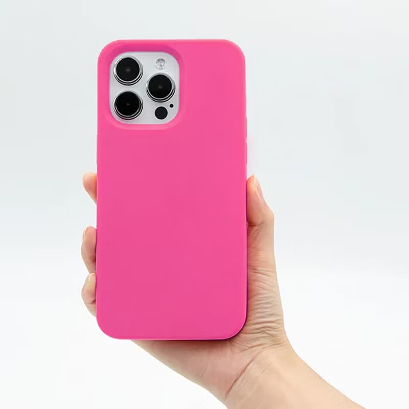 【Candies】iPhone 15 系列 - Simple系列素面殼 粉 手機殼