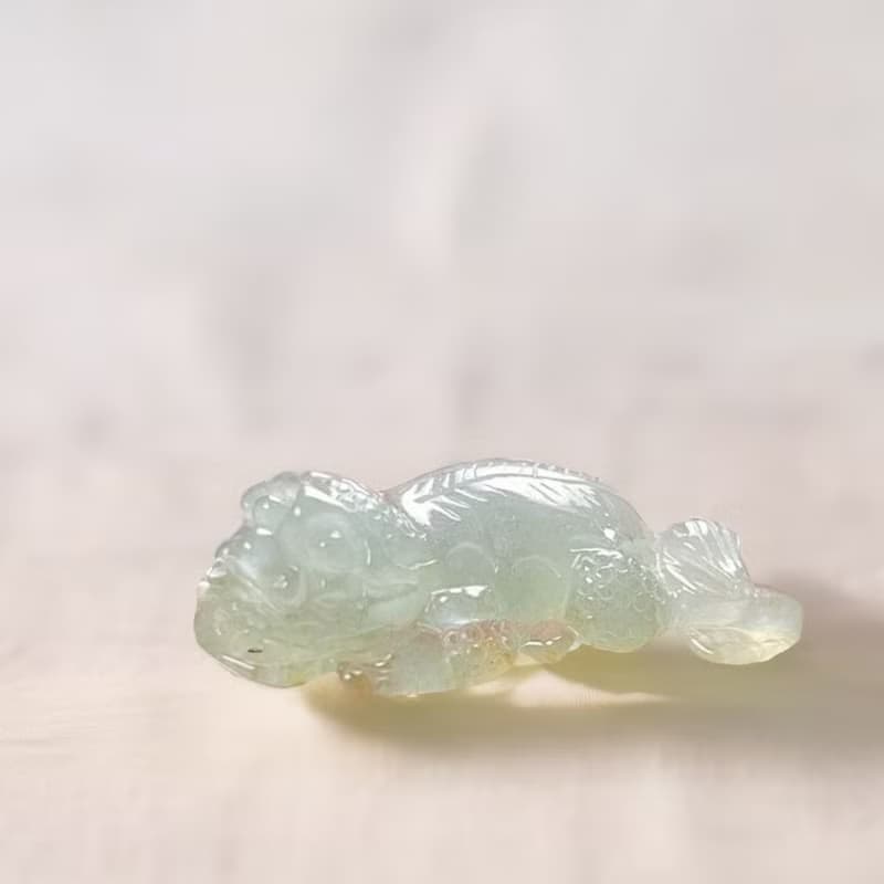 【招財神獸】冰種翡翠戰神貔貅|天然緬甸玉翡翠A貨| 送禮