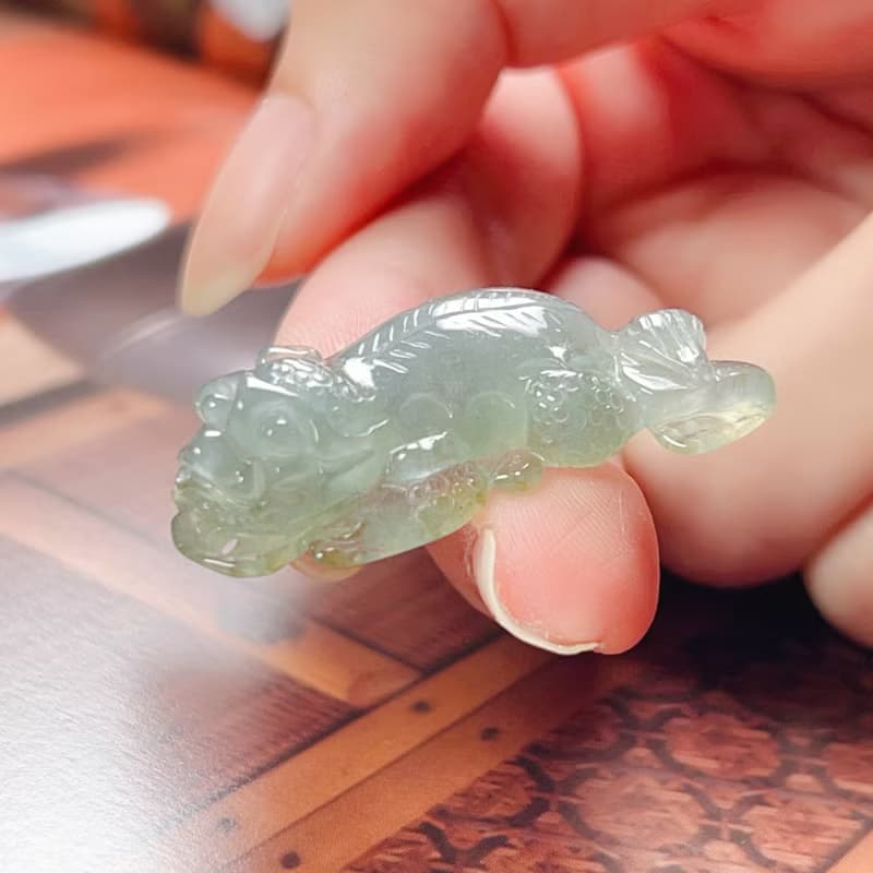 【招財神獸】冰種翡翠戰神貔貅|天然緬甸玉翡翠A貨| 送禮