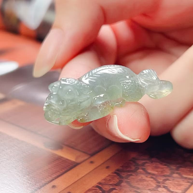 【招財神獸】冰種翡翠戰神貔貅|天然緬甸玉翡翠A貨| 送禮