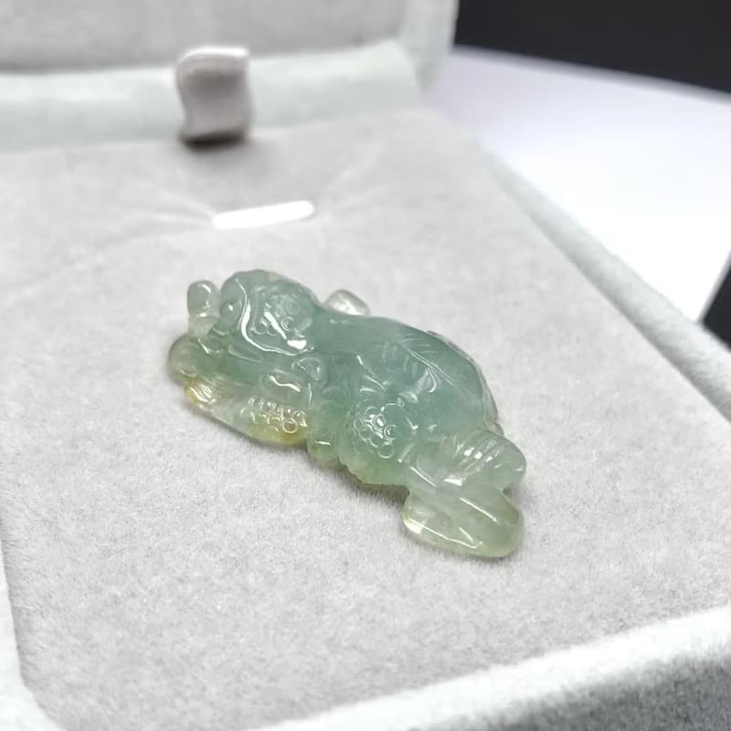 【招財神獸】冰種翡翠戰神貔貅|天然緬甸玉翡翠A貨| 送禮