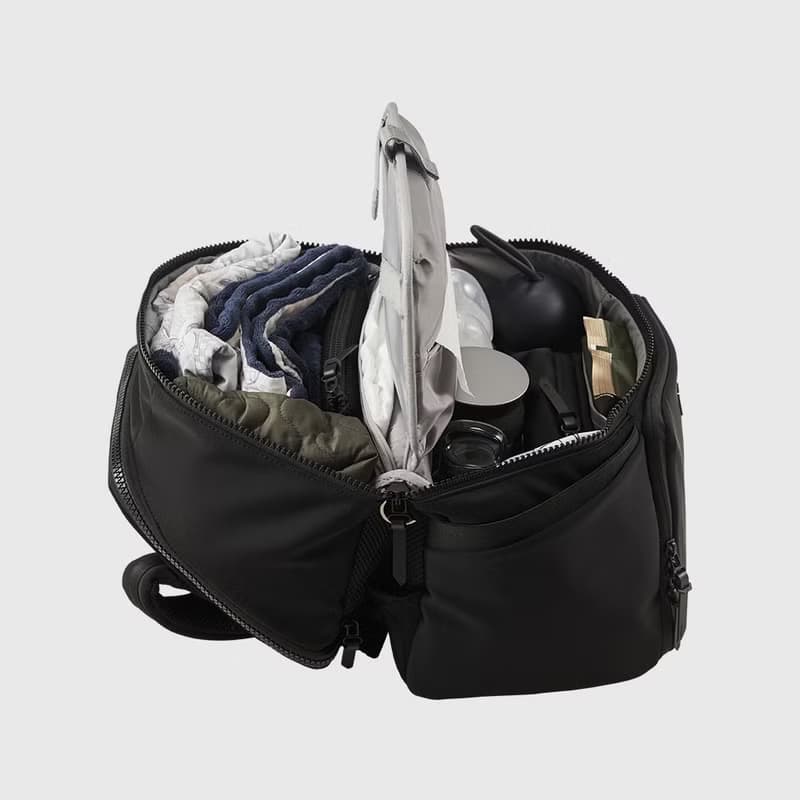 SPACEFOLD 20L 時空折疊育兒後背媽媽包 - 經典黑
