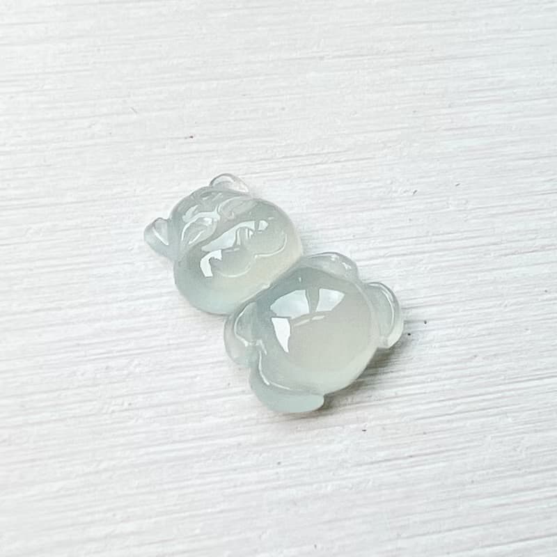冰種翡翠老虎 | 天然緬甸A貨翡翠 | 送禮