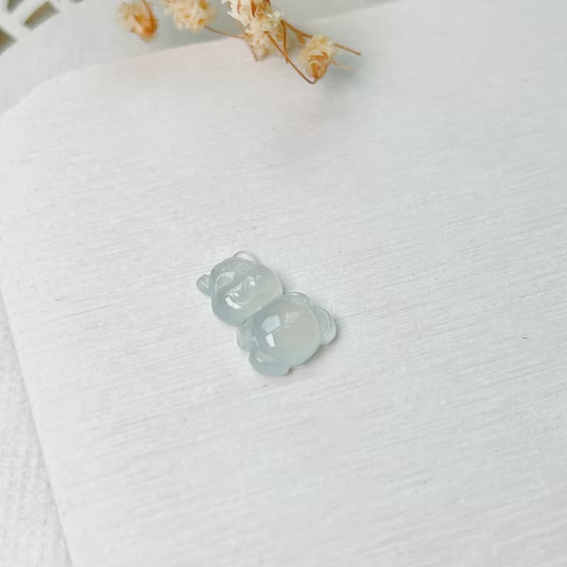 冰種翡翠老虎 | 天然緬甸A貨翡翠 | 送禮