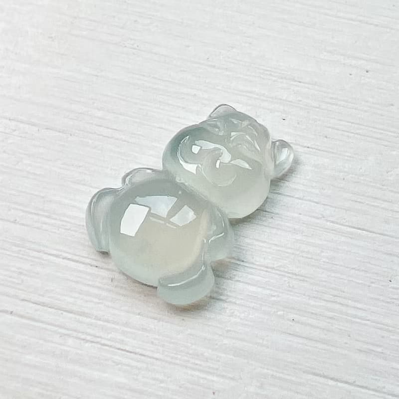 冰種翡翠老虎 | 天然緬甸A貨翡翠 | 送禮