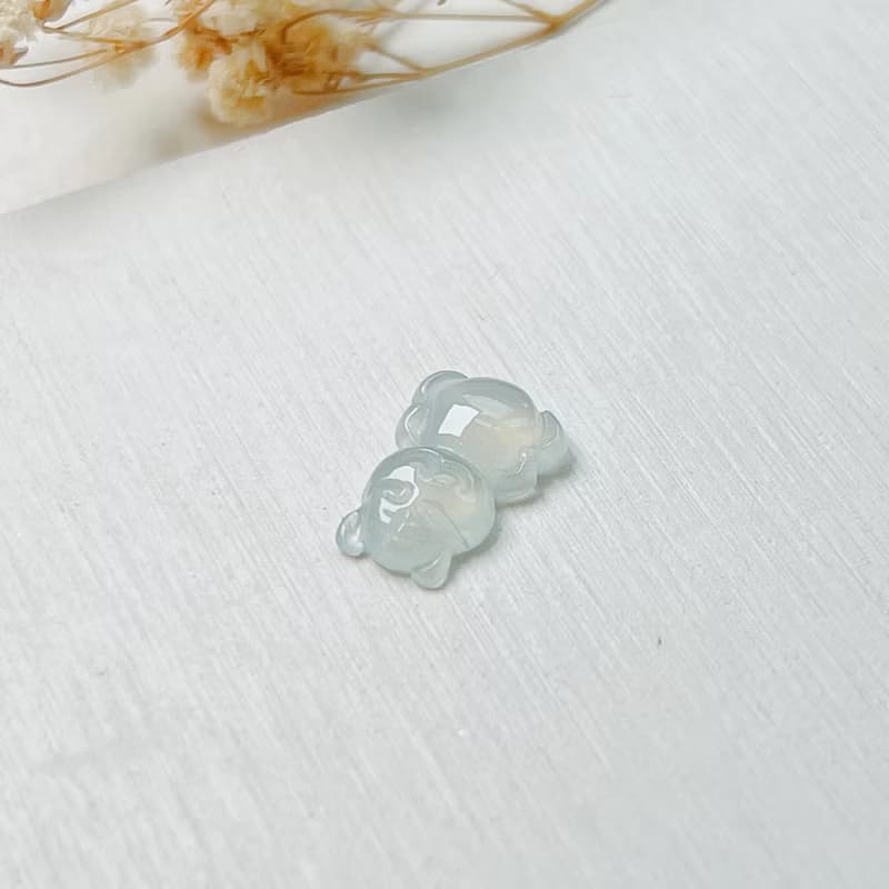 冰種翡翠老虎 | 天然緬甸A貨翡翠 | 送禮