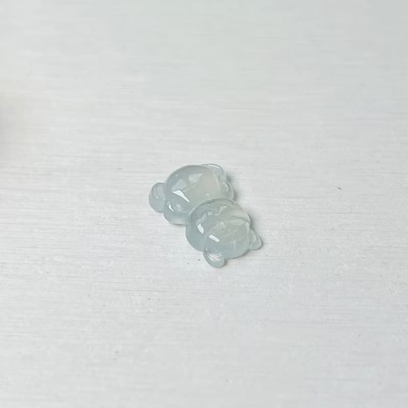 冰種翡翠老虎 | 天然緬甸A貨翡翠 | 送禮