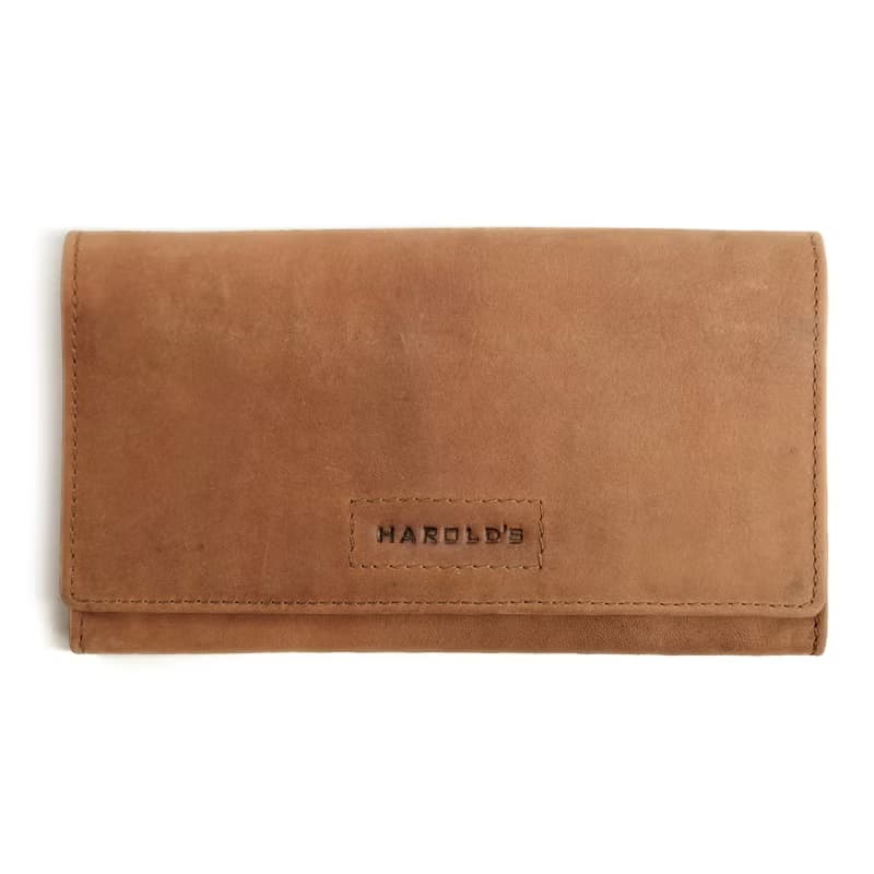 德國harolds Antic長夾 /原色/真皮/皮夾/錢包/手工製作