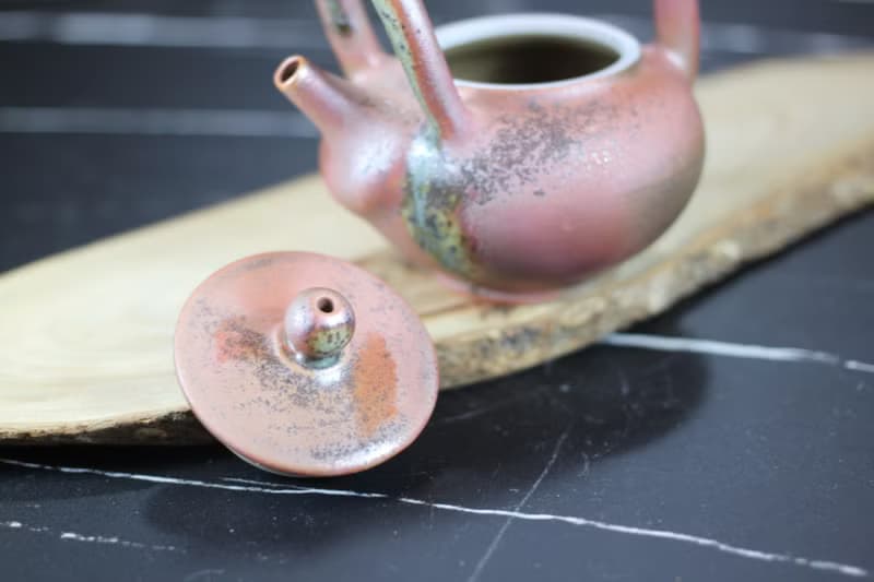 【送禮好物】柴燒 天然落灰 提樑茶壺 名家葉敏祥手作精品