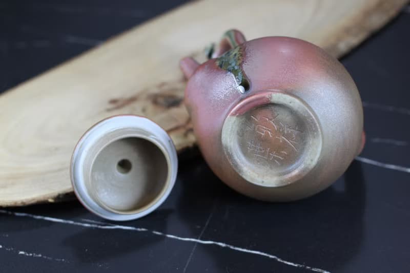 【送禮好物】柴燒 天然落灰 提樑茶壺 名家葉敏祥手作精品
