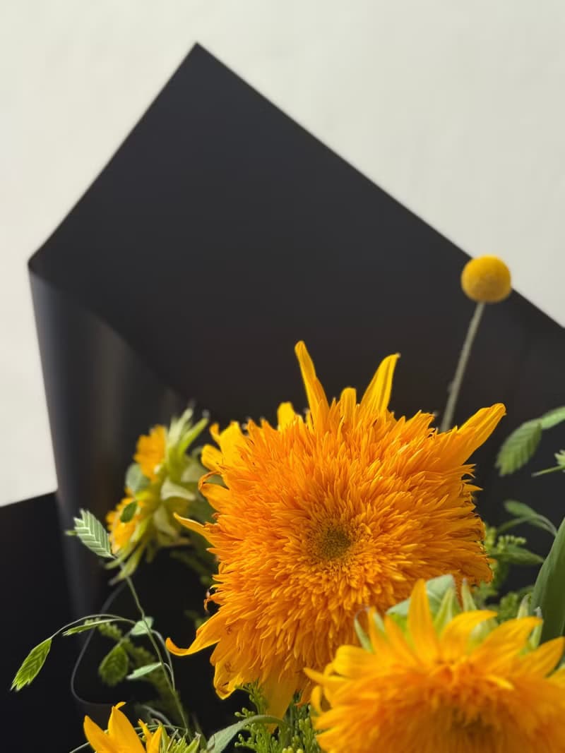 泰迪熊向日葵花束_繽紛款 鮮花花束 畢業花束 老師花束 祝福花禮