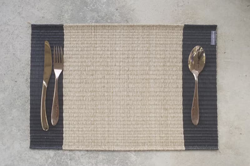 Set 2, Brown Housewarming, Home Gifts, placemat, table mat, jute platemat
