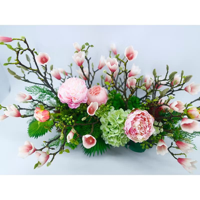 粉辛夷牡丹長型香氛花禮 免運專人配送限雙北市 其餘地區需補運