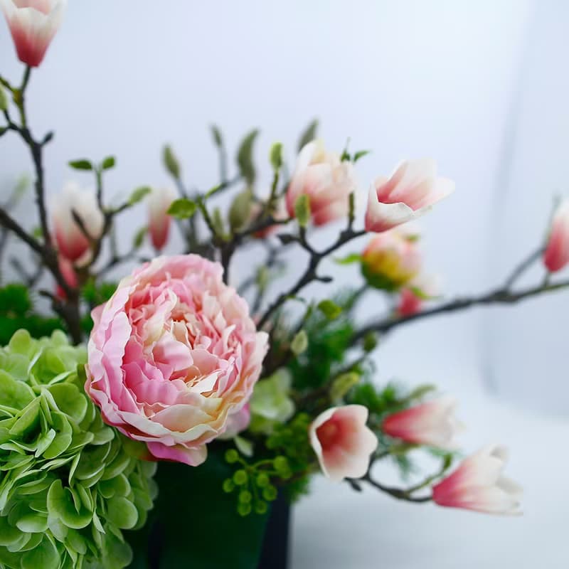 粉辛夷牡丹長型香氛花禮 免運專人配送限雙北市 其餘地區需補運