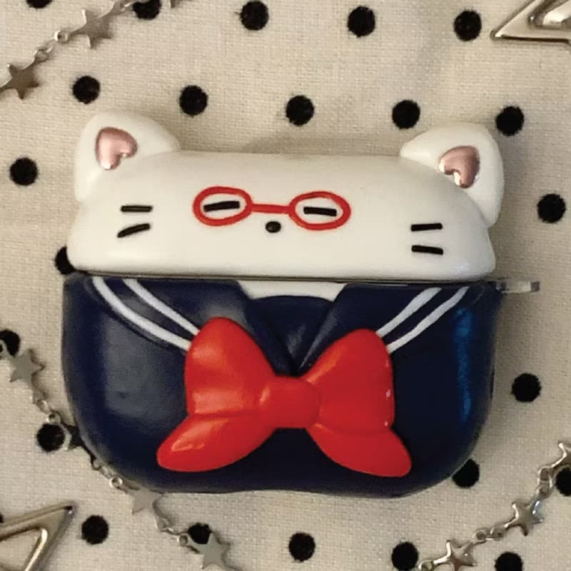 水手服貓 AirPods 保護殼