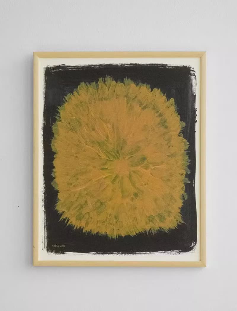 Sofia Lind - 瑞典藝術家設計海報  DANDELION POSTER