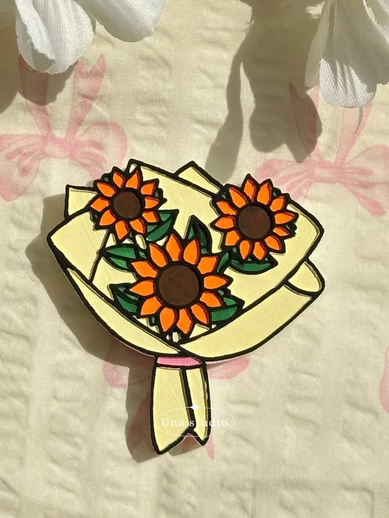 花束造型擴香石 汽車冷氣出風口夾 小禮物 贈品 企業贈禮 婚禮