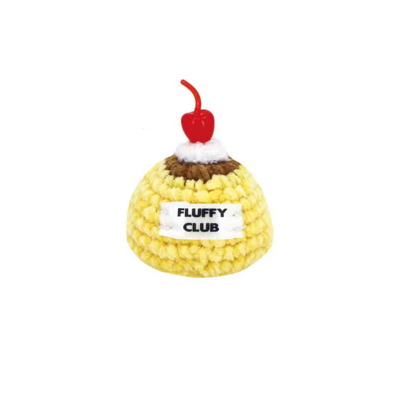 SWEET PUDIING KEYCHAIN (YELLOW CUSTARD CREAM)