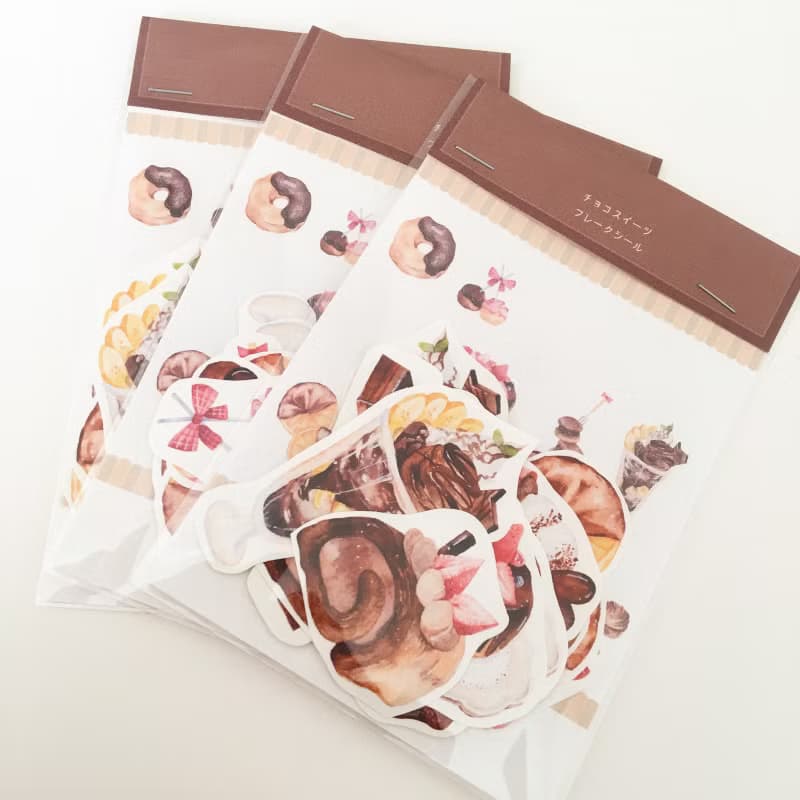 チョコスイーツ フレークシール