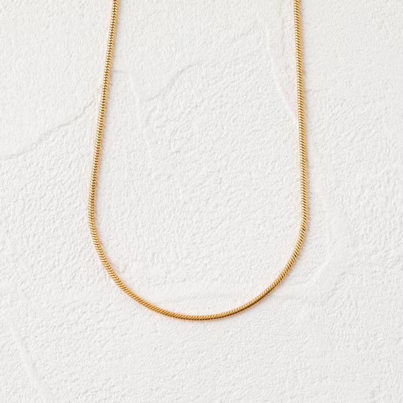 string chain magnet necklace GD ニッケルフリー マグネットネックレス 着脱簡単　シンプルチェーンネックレス　ゴールド