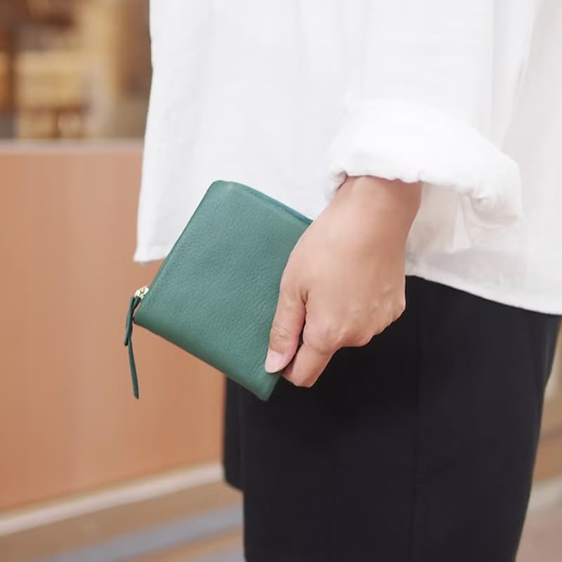 日本職人手工 都會時尚品味短夾/錢包 Made in Japan by CLEDRAN