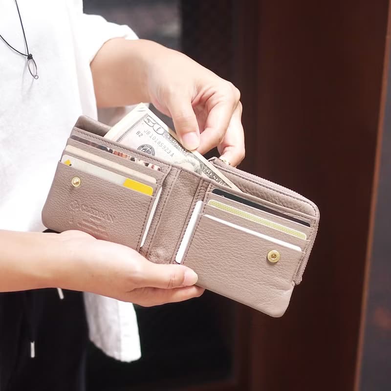 日本職人手工 都會時尚品味短夾/錢包 Made in Japan by CLEDRAN