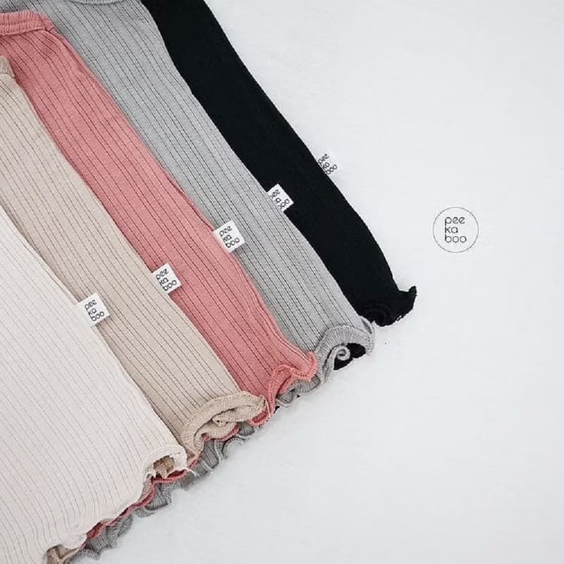 韓國細肩帶荷葉邊下擺彈力舒適居家服套裝 Petit Set