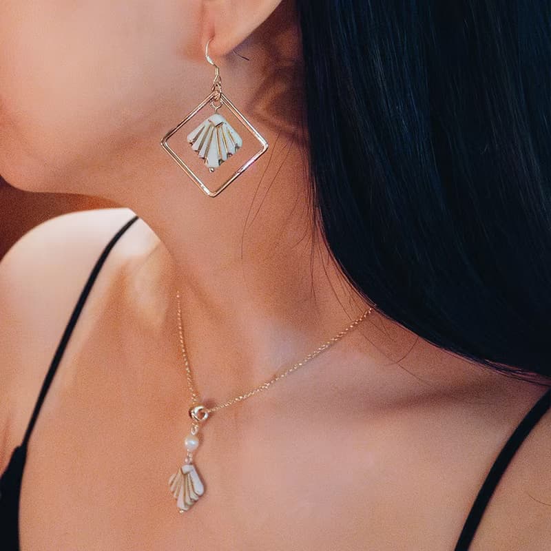 項鍊 | Gilded Leaf 描金扇葉