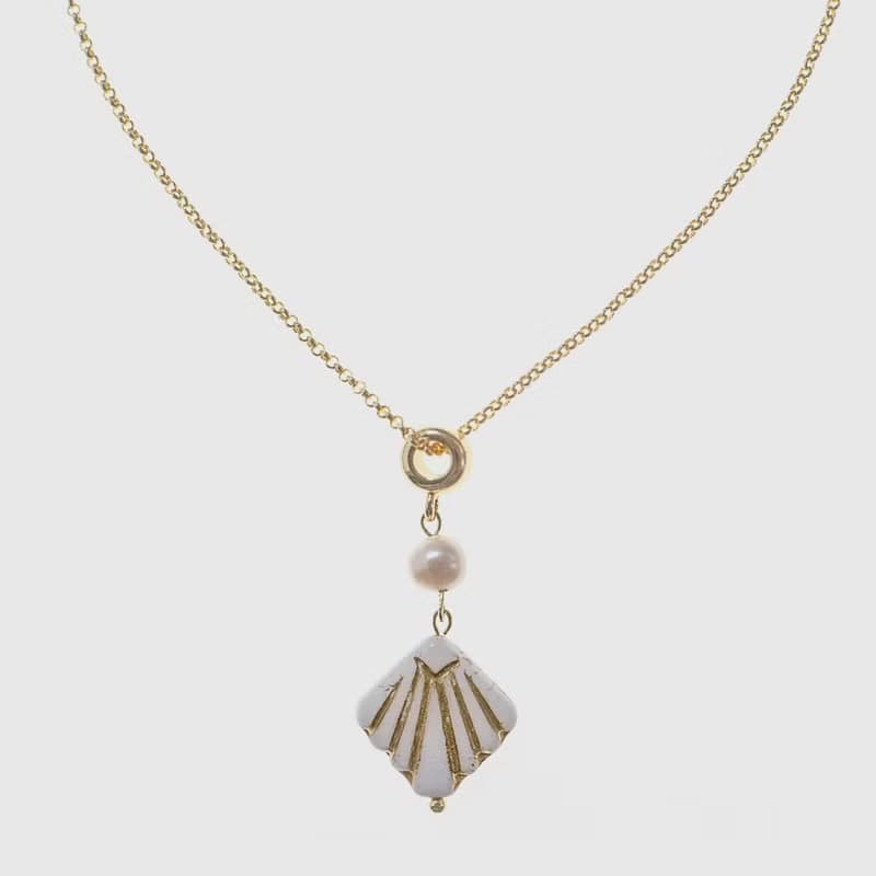 項鍊 | Gilded Leaf 描金扇葉