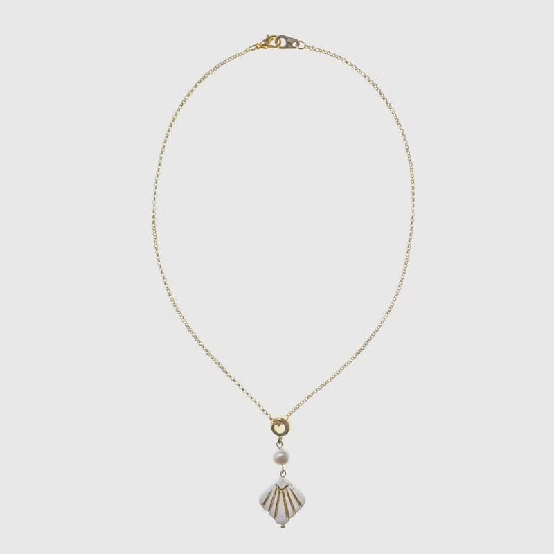 項鍊 | Gilded Leaf 描金扇葉