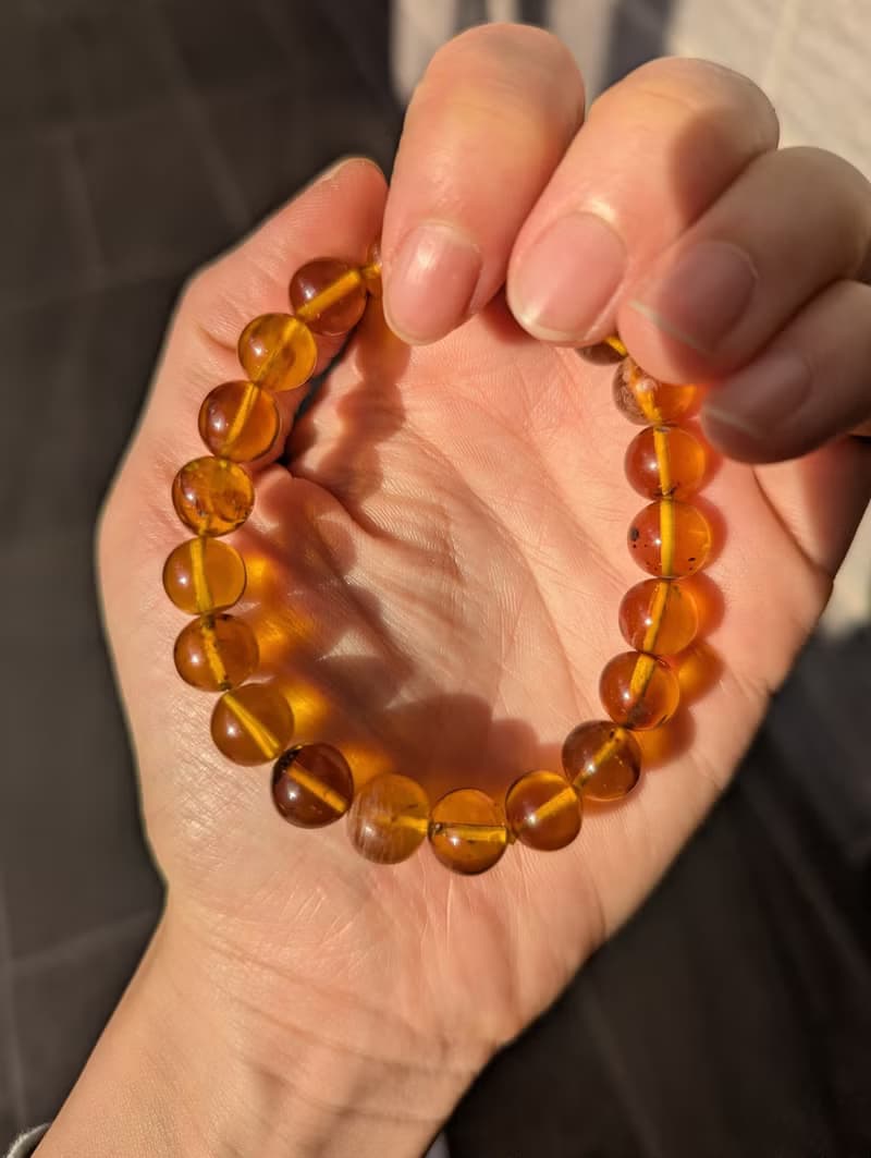 天然琥珀 金珀手鍊 特價【9mm】
