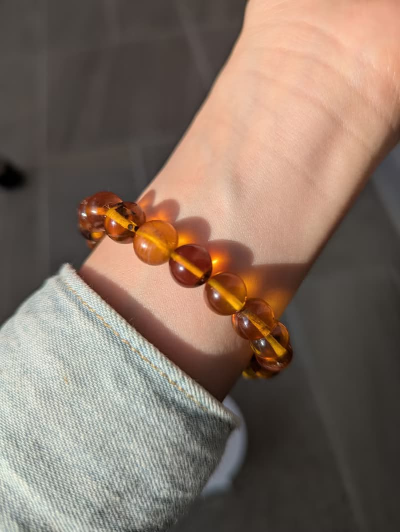天然琥珀 金珀手鍊 特價【9mm】