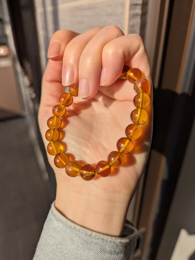 天然琥珀 金珀手鍊 特價【9mm】