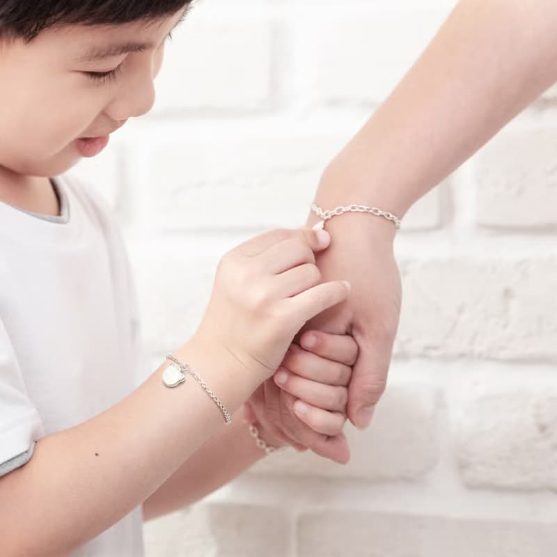 純銀彌月禮盒 寶寶手鍊 動物造型9款 新生兒禮物 兒童銀飾 生日禮
