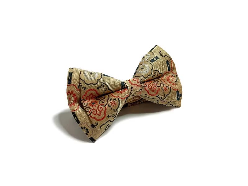 仿古圖騰花 蠶絲 領結 Bow ties