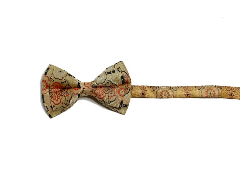 仿古圖騰花 蠶絲 領結 Bow ties
