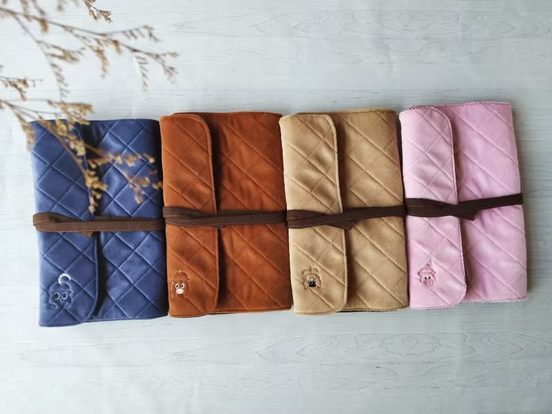 多功能筆袋│水彩筆袋│文具│餐具收納－小牛 / 小巴哥