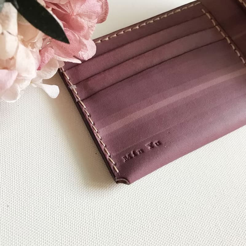 真皮短夾│3卡片層│零錢袋│Bi-fold wallet