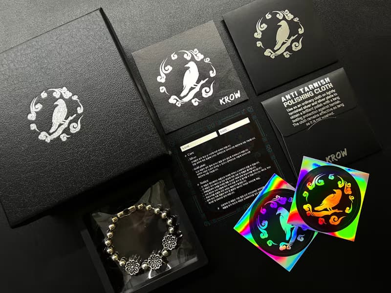 Korea traditional DanCheng labradolite Silver bracelet / Cheong - 9