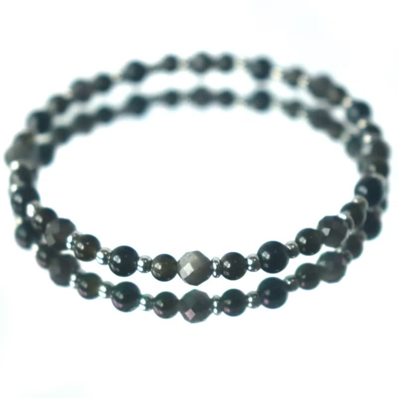 黑曜石手鍊-銀曜石-金曜石-招財-平安-防小人