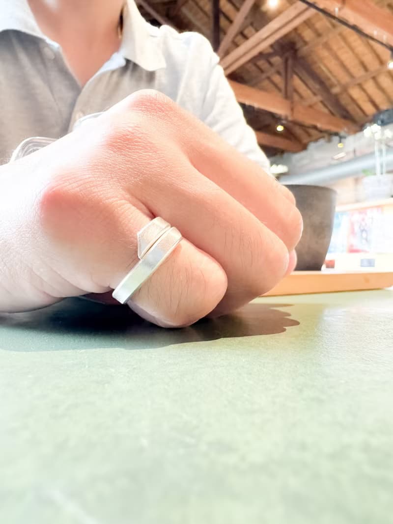 開口戒【RSB1007】純銀手工戒.手工刻字.雷射刻字.男戒.女戒.對戒