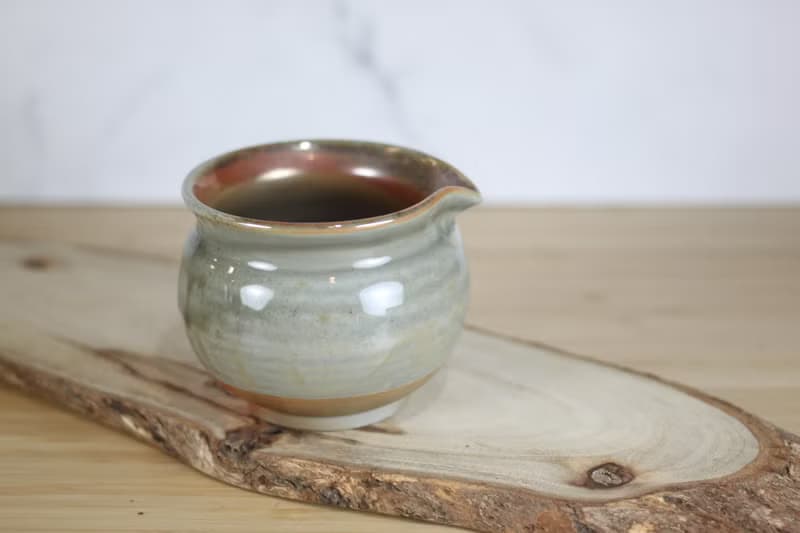 【送禮好物】200ml 上釉燒 柴燒茶海 公道杯 鶯歌葉敏祥手作