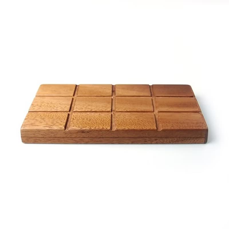 木で作った　板チョコ専用木製ケースカバー