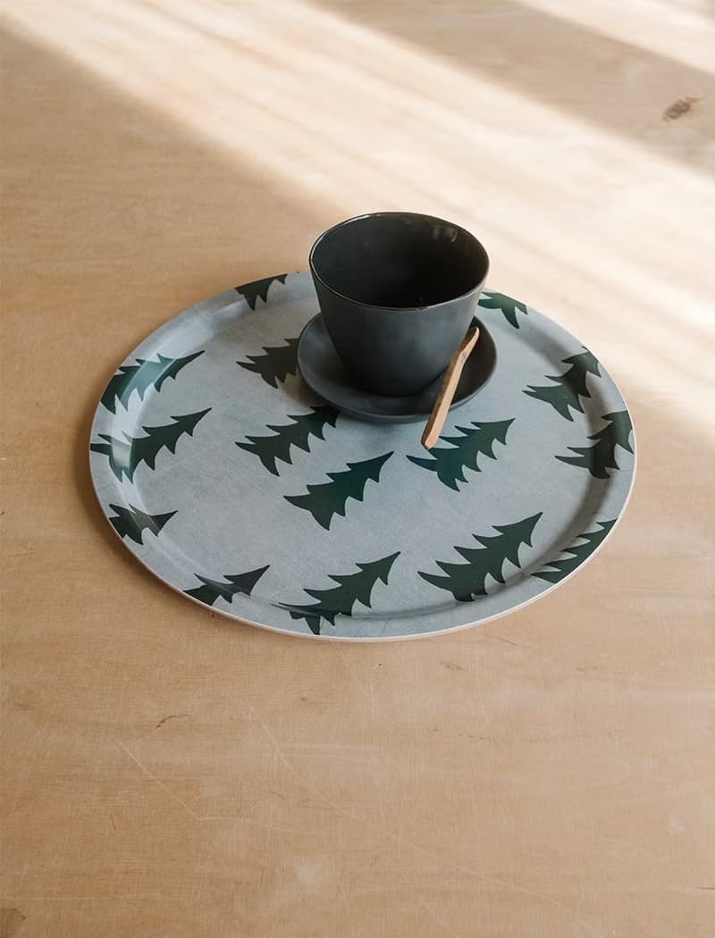 圓型托盤-GRAN TRAY, BLUE/GREEN (31cm)